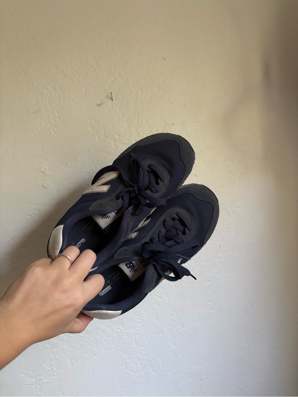New Balance Women’s Navy and Silver Sneakers